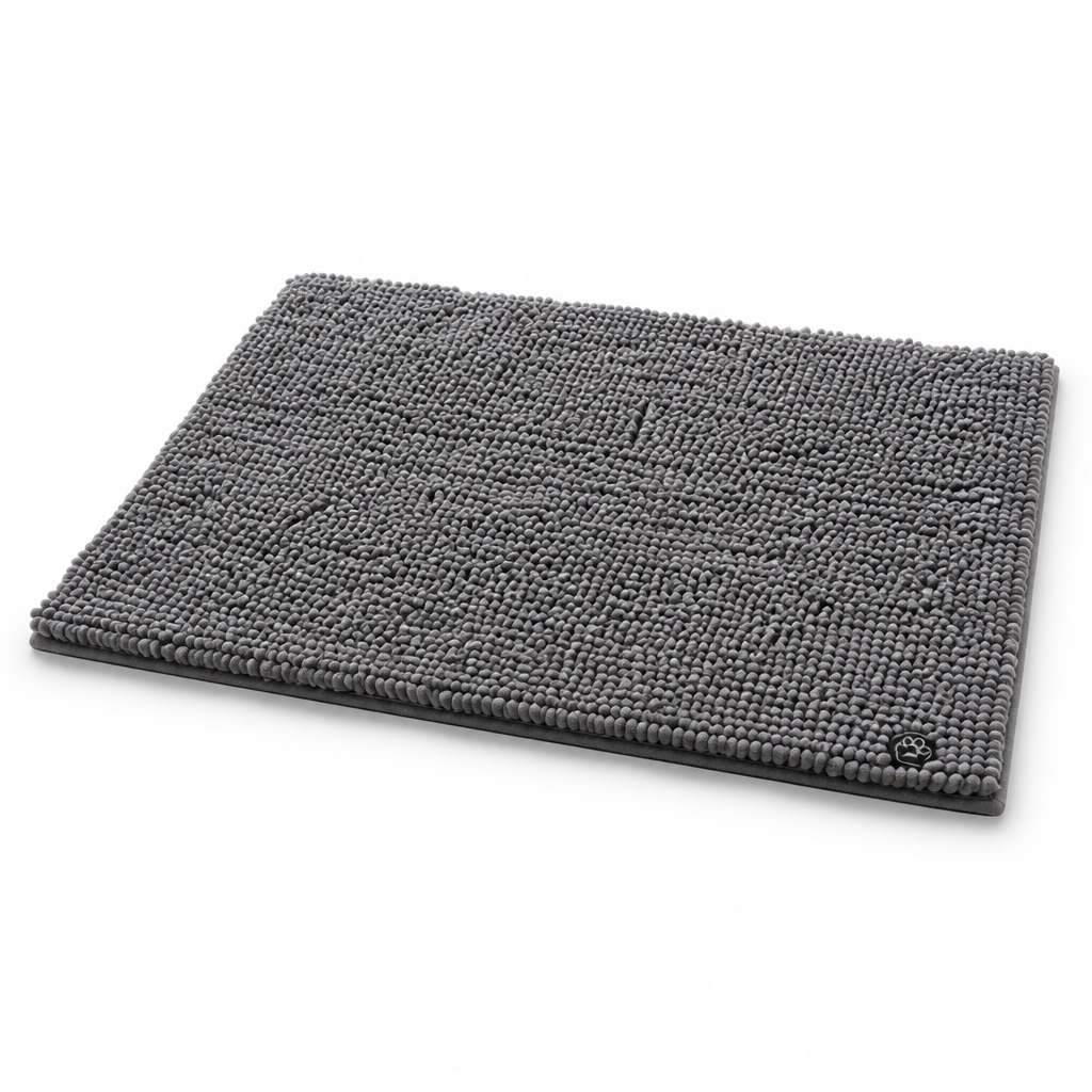 Super-Absorbent Microfiber & Non-Slip Dog Mat (Machine Washable)
