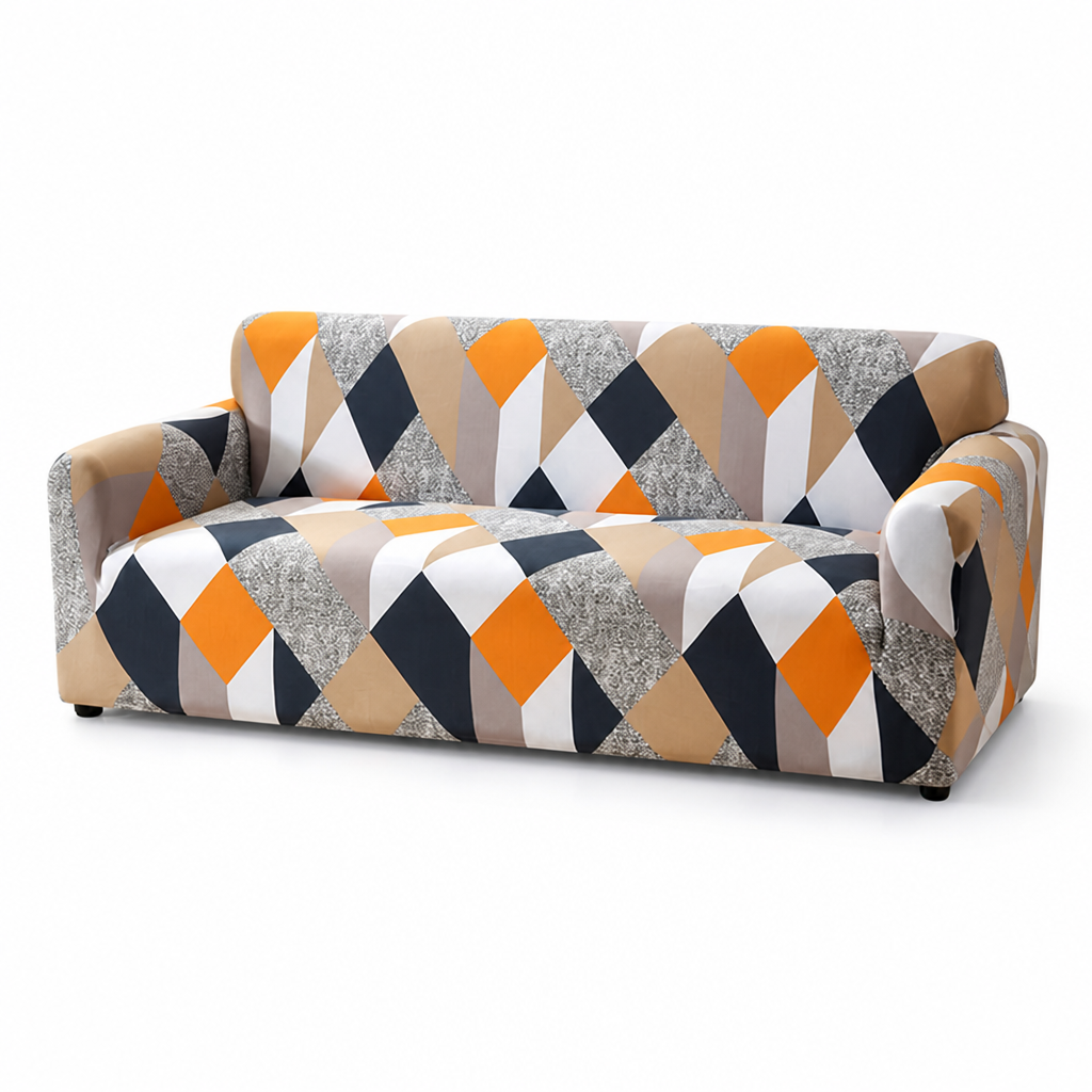 Super-Stretch Non-Slip Polyester Sofa Cover (Fits 1–4 Seaters)