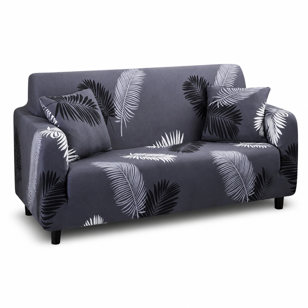 Super-Stretch Non-Slip Polyester Sofa Cover (Fits 1–4 Seaters)