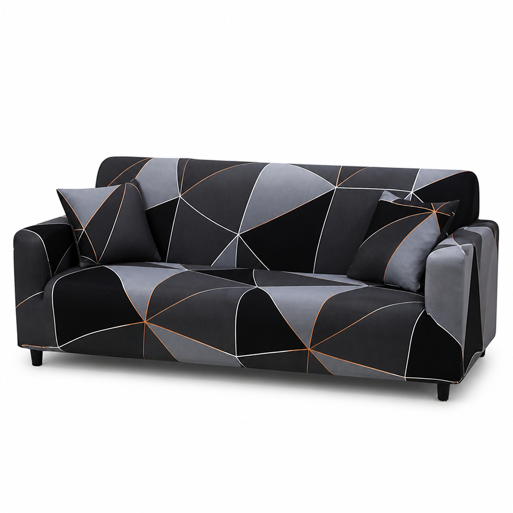 Super-Stretch Non-Slip Polyester Sofa Cover (Fits 1–4 Seaters)