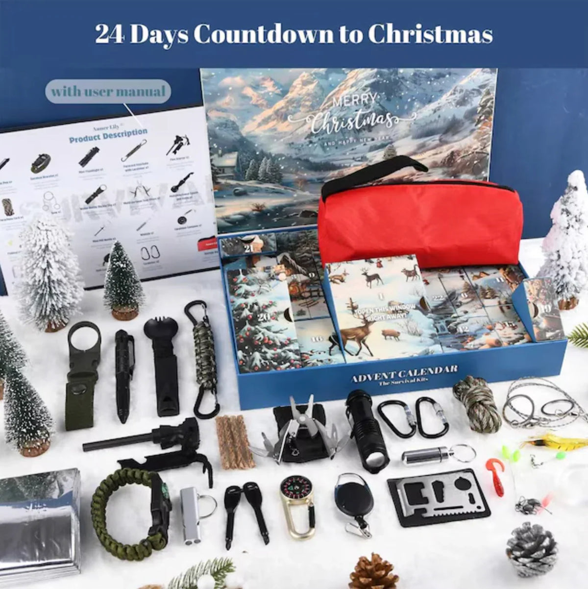 Survival Kit 24-Piece Advent Calendar Compactav电影