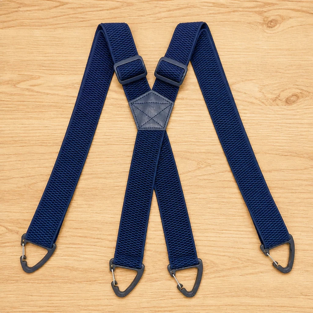 Suspenders Adjustable Elastic Straps Metal Hook Clips X or Y Back Style