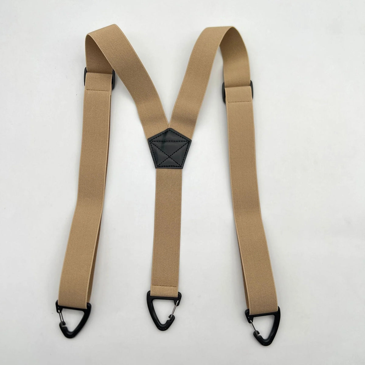 Suspenders Adjustable Elastic with Locking Carabiner Hooks