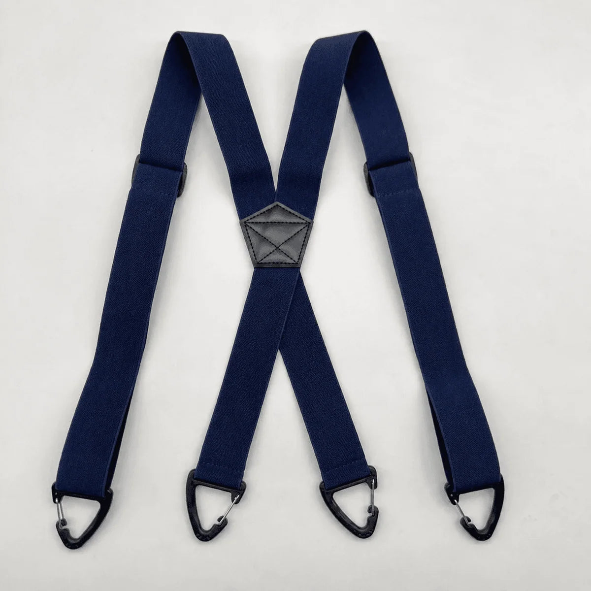 Suspenders Adjustable Elastic with Locking Carabiner Hooks