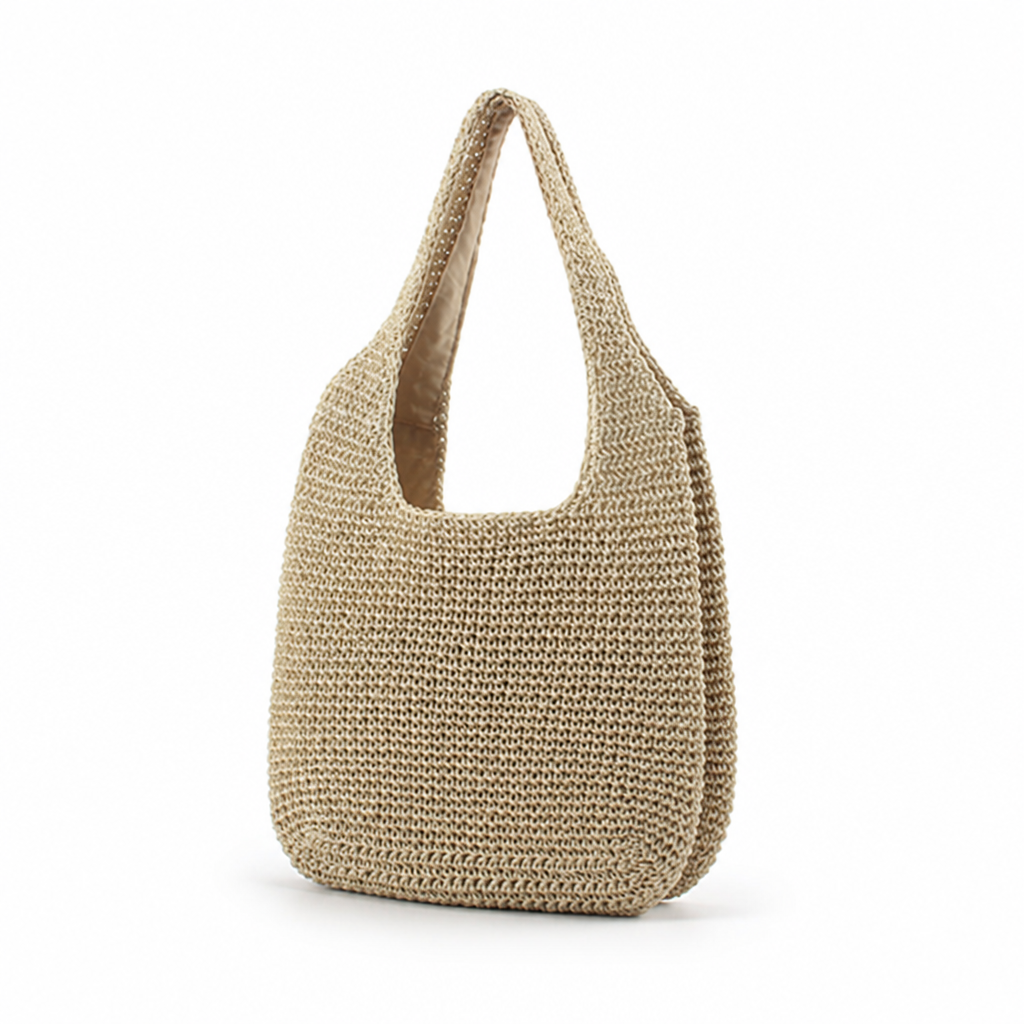 Sustainable Handmade Woven Handbag (Spacious Interior)