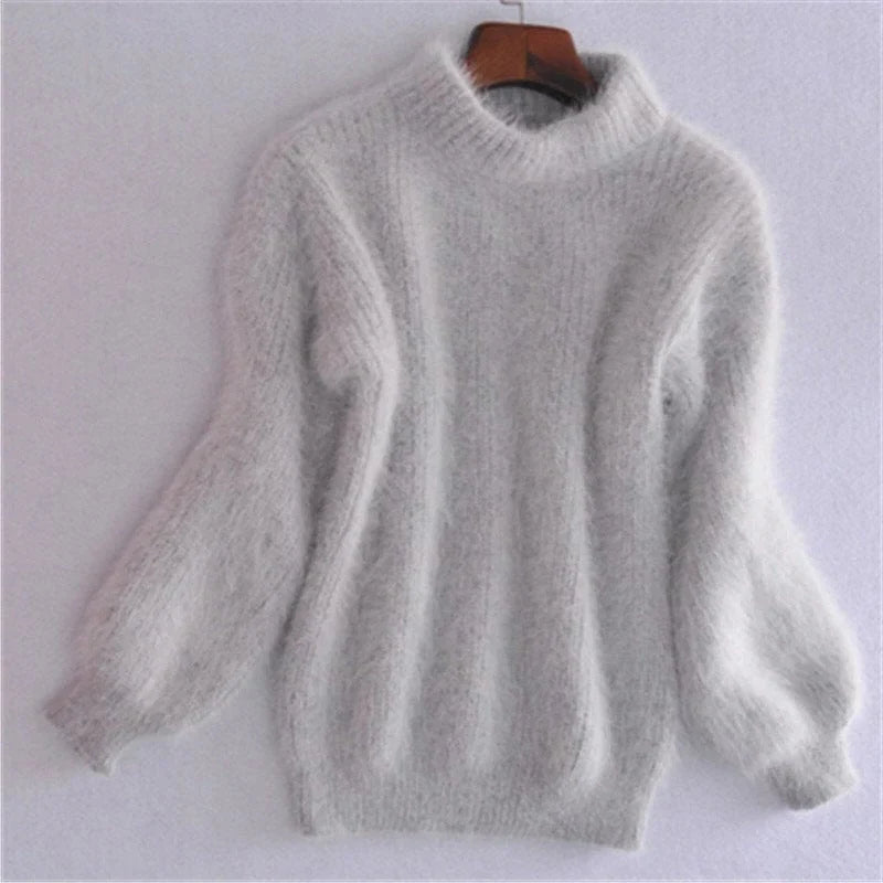 Sweater Oversized Open Knit Crewneck