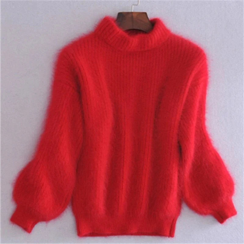 Sweater Oversized Open Knit Crewneck