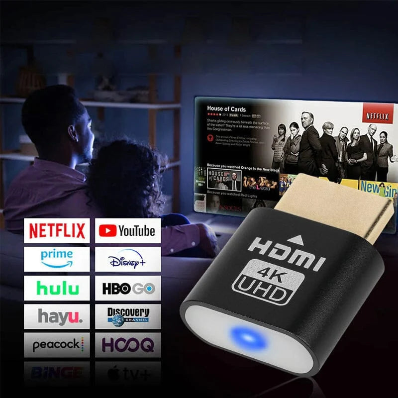 TV Streaming Device 4K HDMI Plug-and-Play Setup