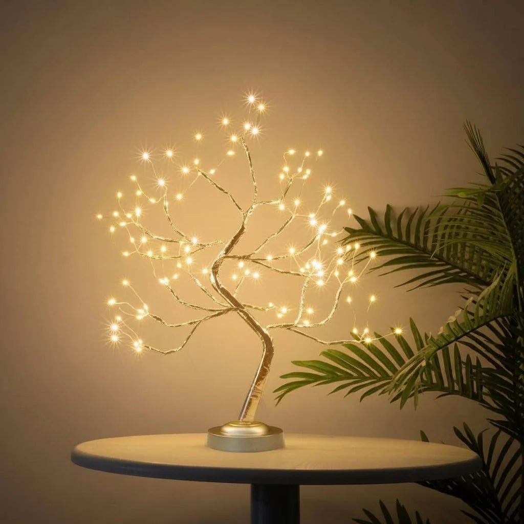 Table Lamp Bendable Wire Warm LED USB & Battery