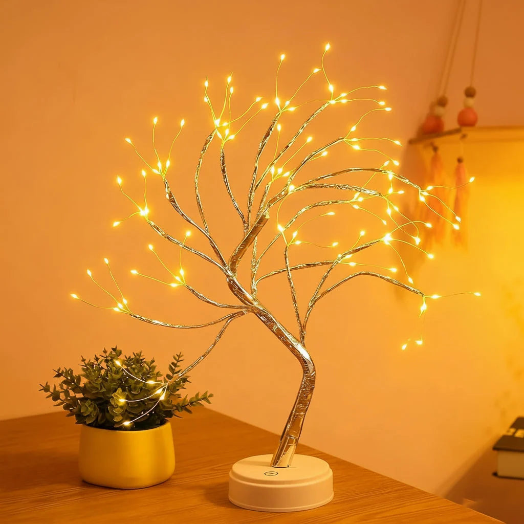 Table Lamp Bendable Wire Warm LED USB & Battery