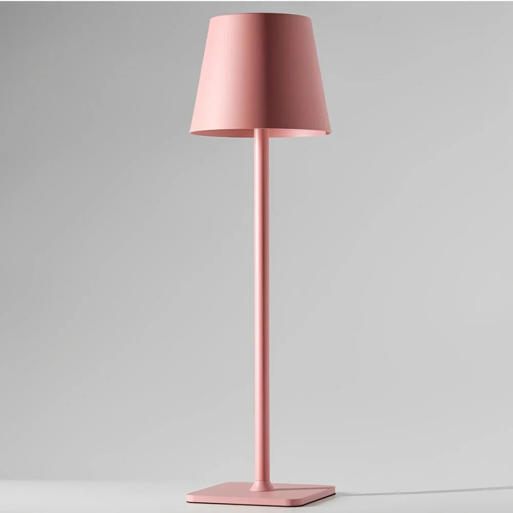 Table Lamp Cordless Touch Dimmable Weighted Metal Base