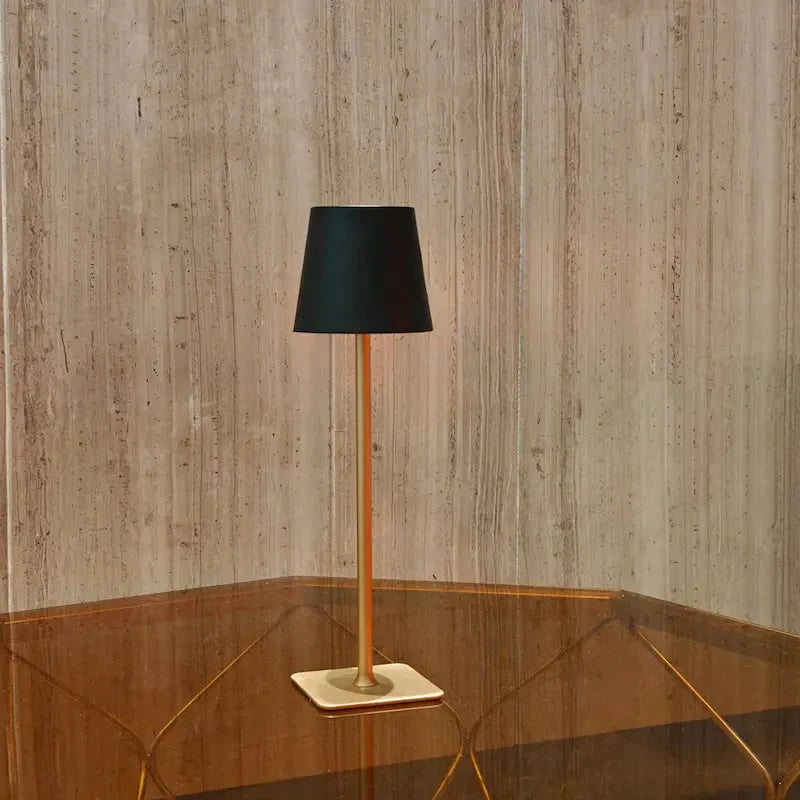 Table Lamp Cordless Touch Dimmable Weighted Metal Base