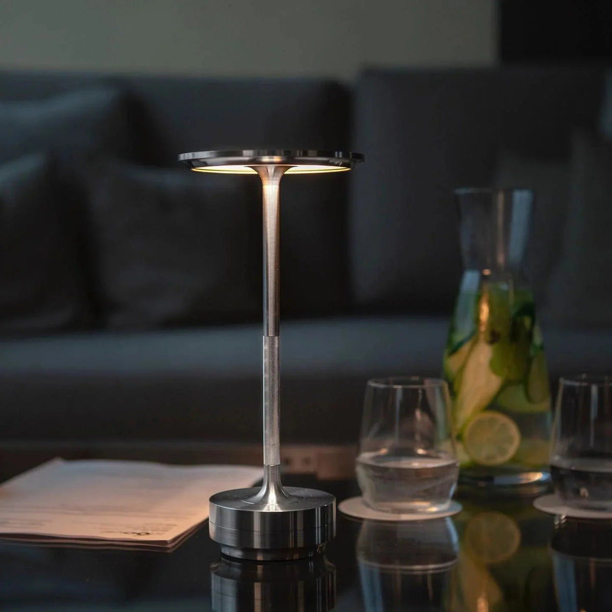 Table Lamp Cordless Touch Dimming 3-Color Temps