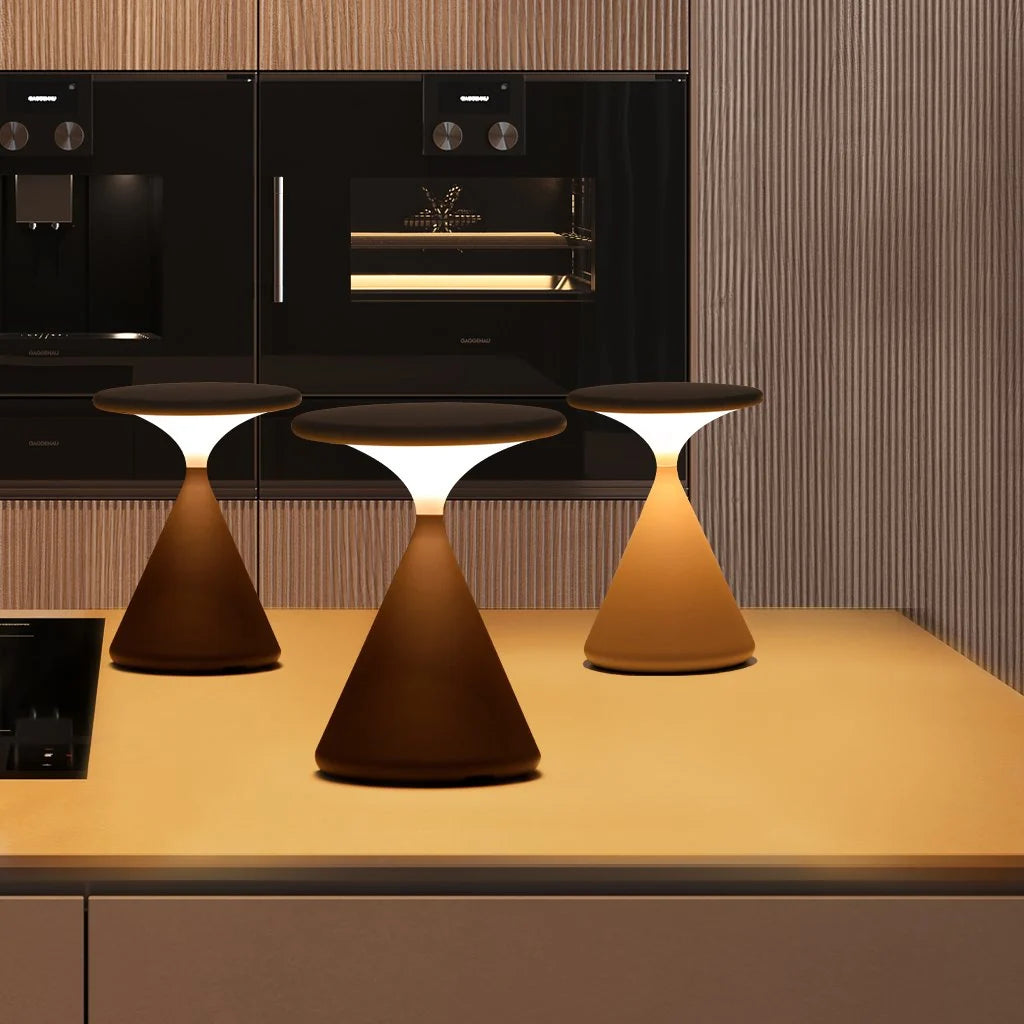 Table Lamp Cordless Touch Dimming & USB Rechargeable