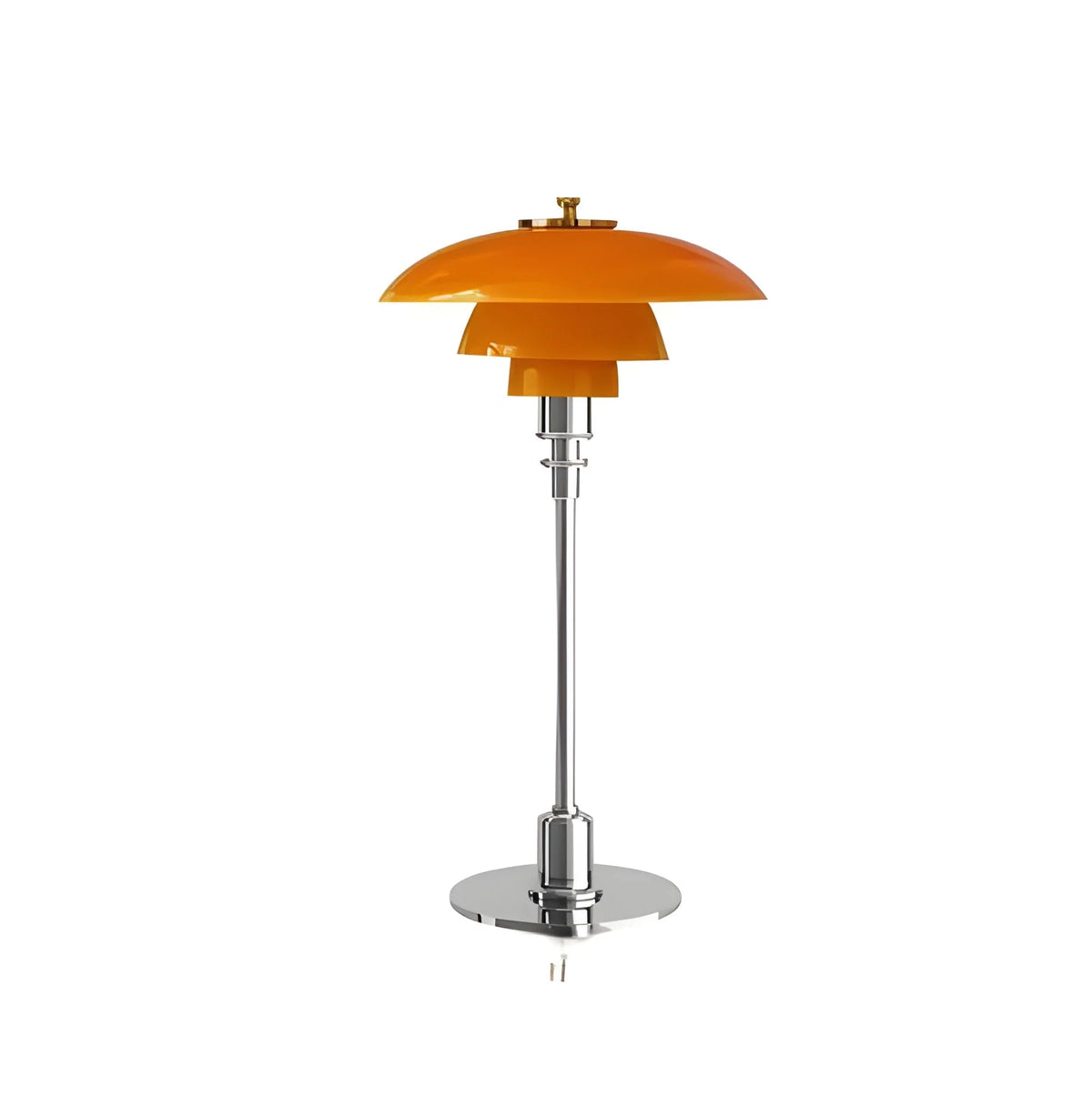 Table Lamp Dimmable Glass Shade Scandinavian Design