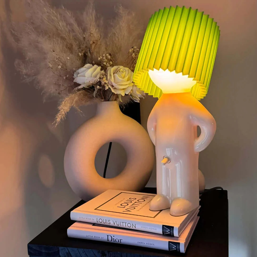 Table Lamp Humorous Resin 11.2 Inches Tall