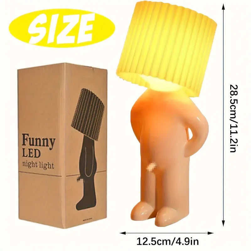 Table Lamp Humorous Resin 11.2 Inches Tall
