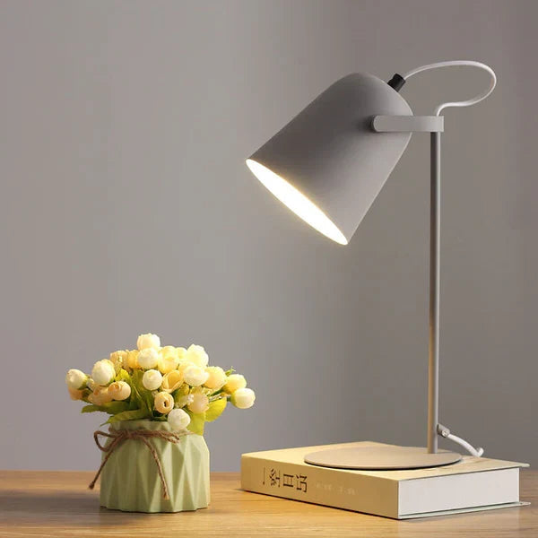 Table Lamp Macaron Pastel Iron Plug-In E26 Socket