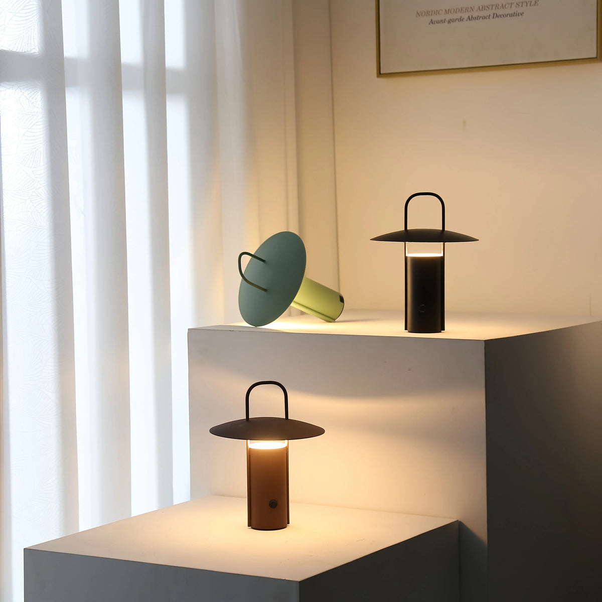 Table Lamp Metal Cordless Touch Dimming