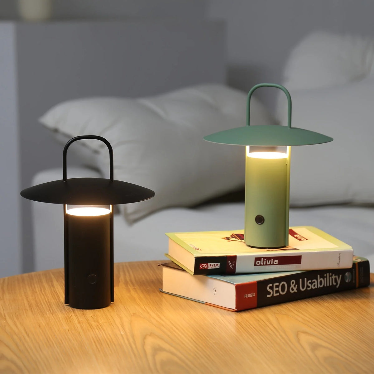 Table Lamp Metal Cordless Touch Dimming