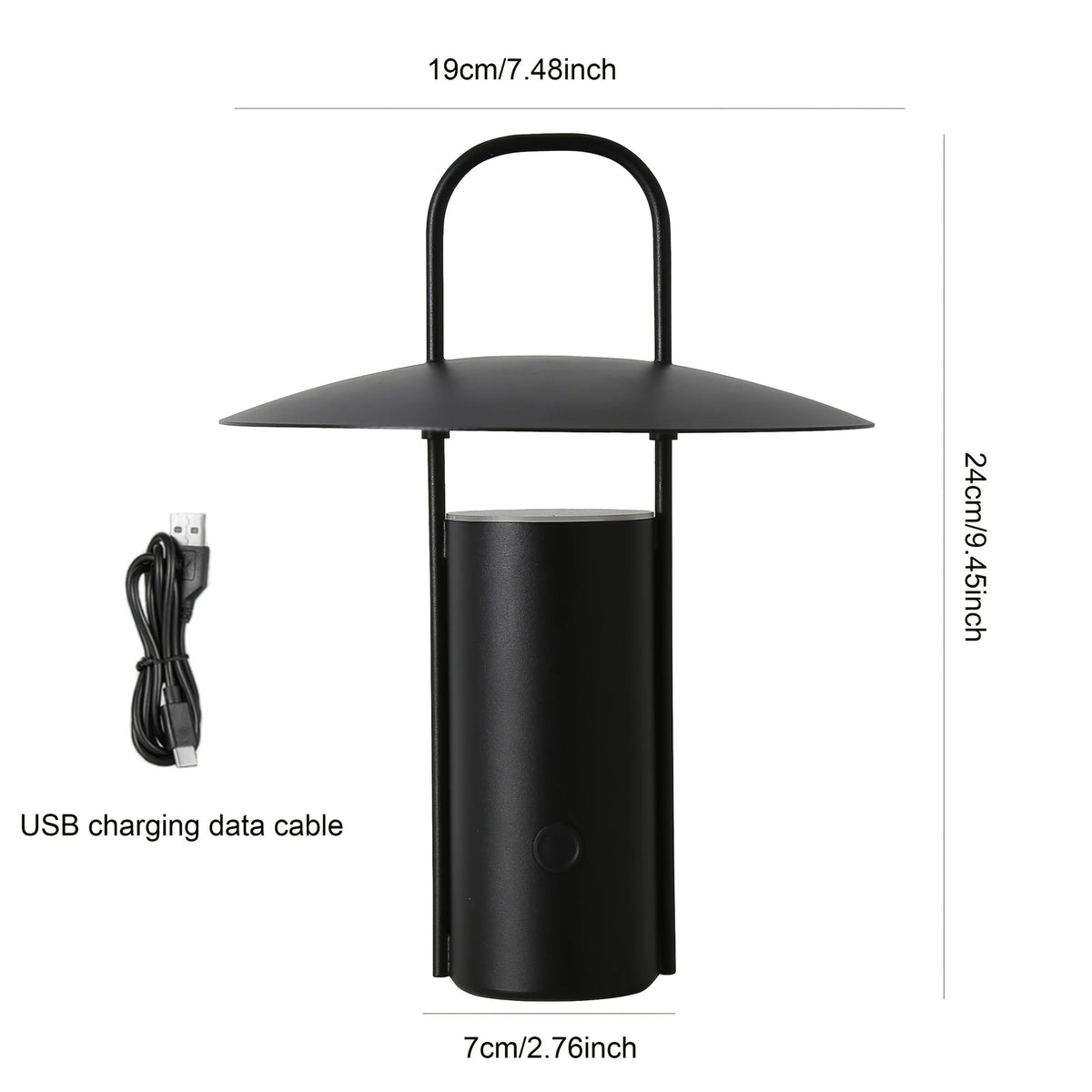 Table Lamp Metal Cordless Touch Dimming
