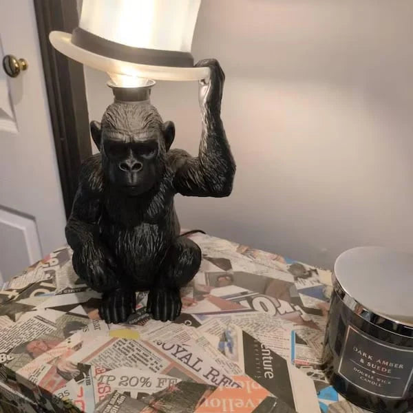 Table Lamp Monkey Design USB-Powered Warm Ambient Glow