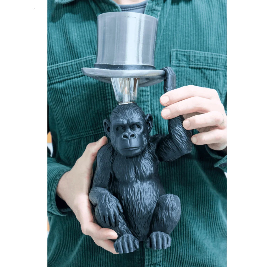 Table Lamp Monkey Design USB-Powered Warm Ambient Glow