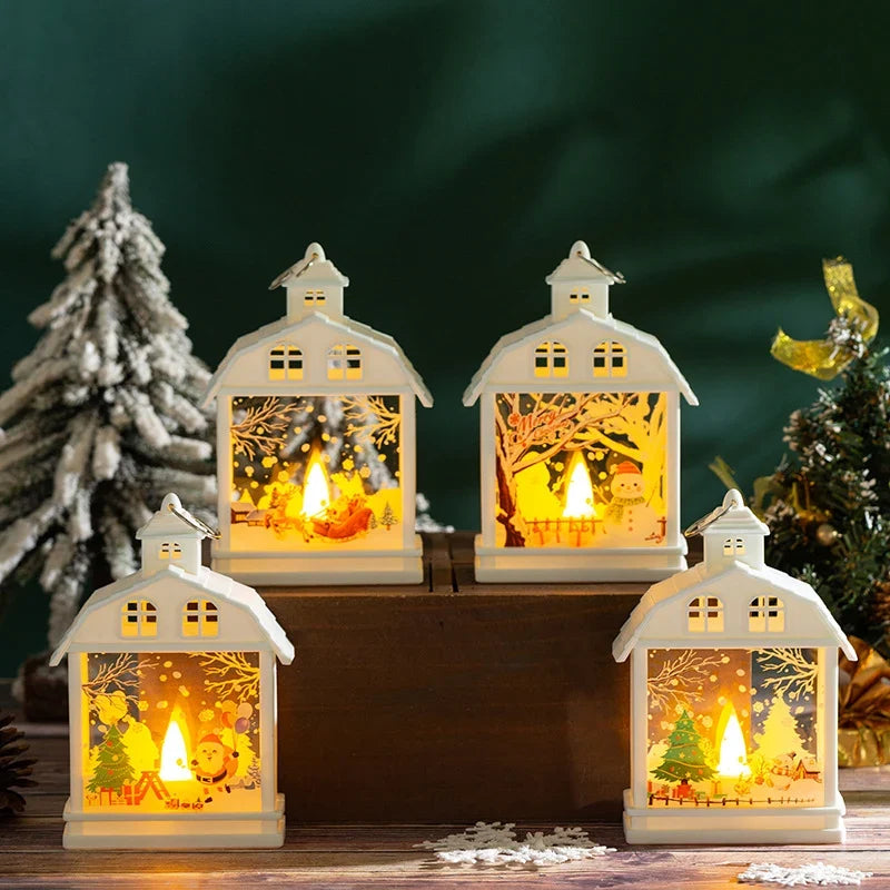 Table Lamp Moving Figures Integrated Warm White LED