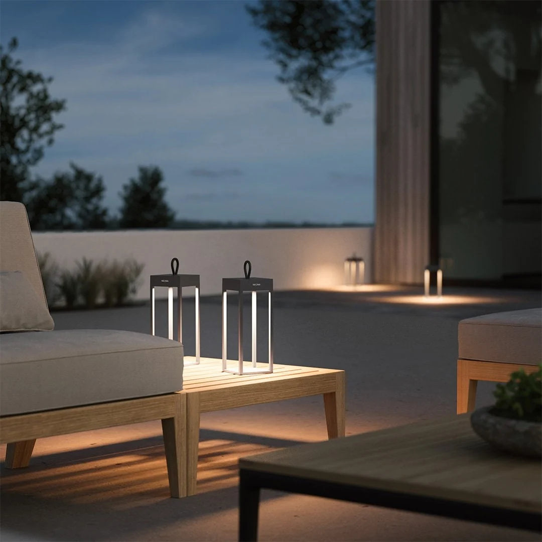 Table Lamp Outdoor Rated USB Rechargeable Touch Dimmable