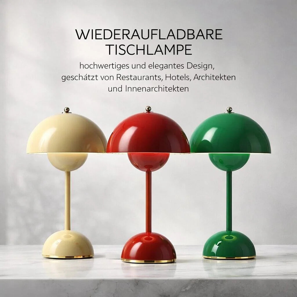 Table Lamp Rechargeable Cordless Dimmable Warm LED