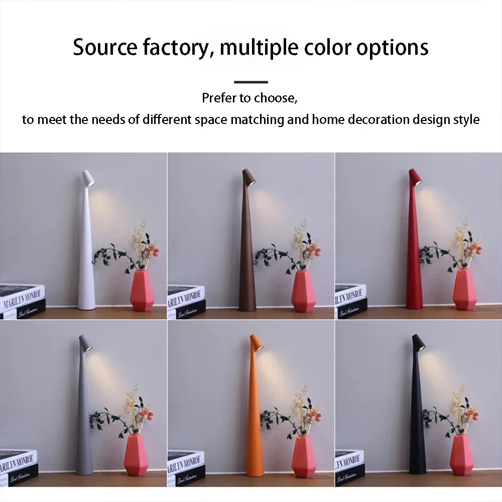Table Lamp Rechargeable Touch Control & Color-Changing
