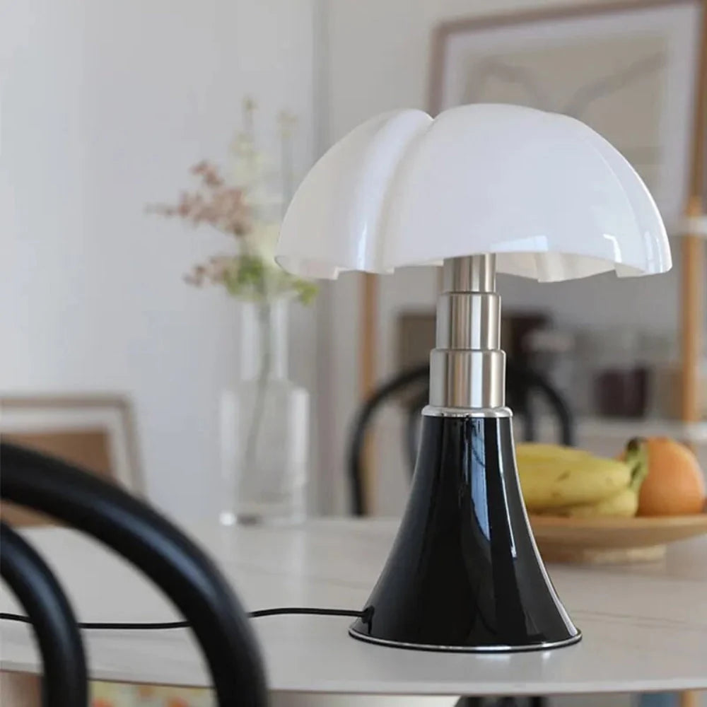 Table Lamp Sculptural Petal Design Diffused Accent Light