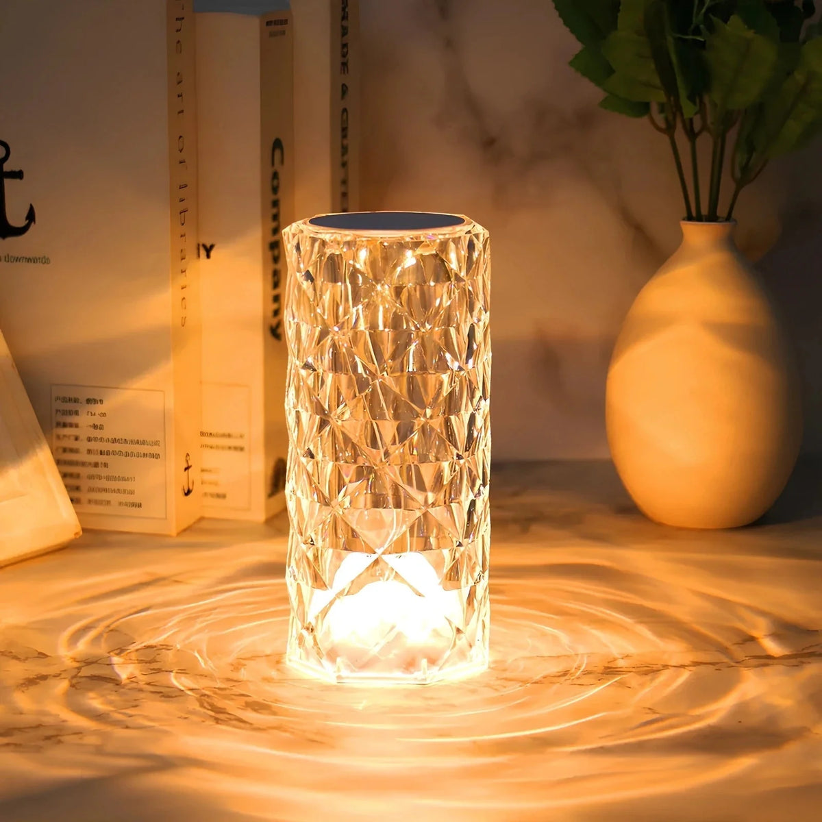 Table Lamp Touch Control Color Changing Rechargeable