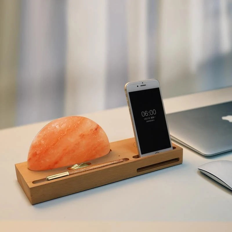 Table Lamp Touch-Dimmable With Qi Wireless Charging