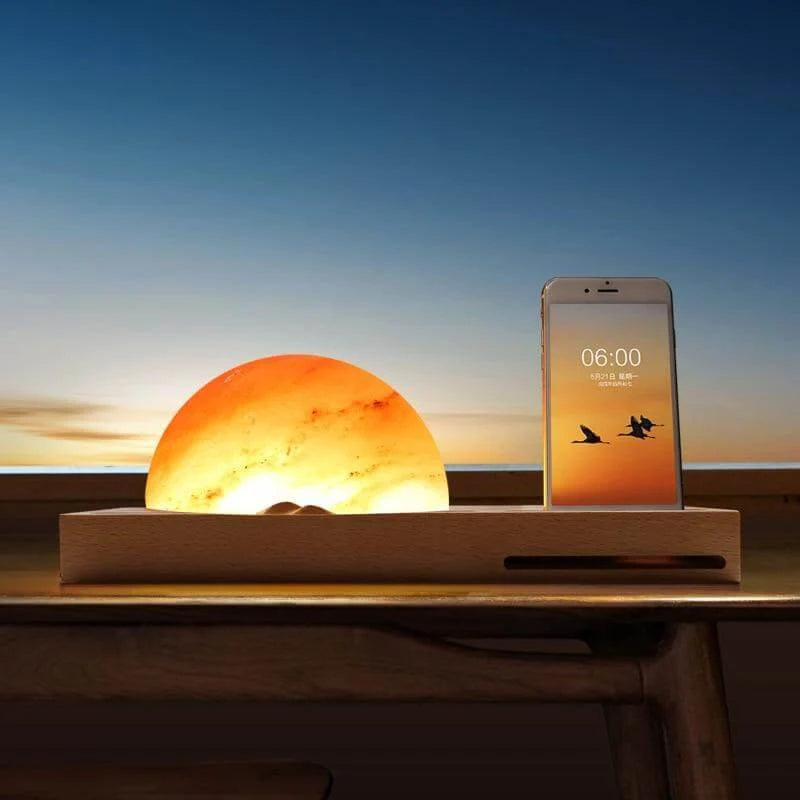 Table Lamp Touch-Dimmable With Qi Wireless Charging