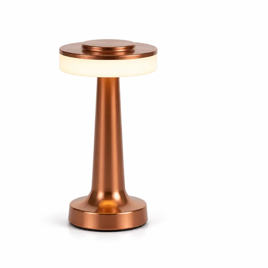 Table Lamp Touch Dimmer USB-C Rechargeable 25 Hour Runtime