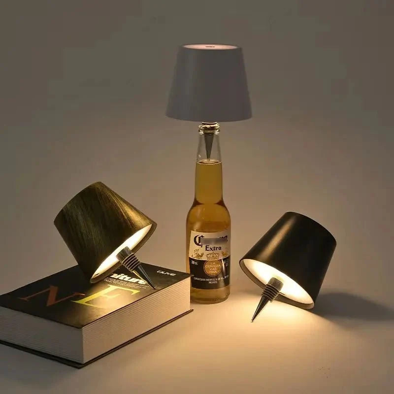 Table Lamp Touch Dimming Three Color Modes USB Rechargeable