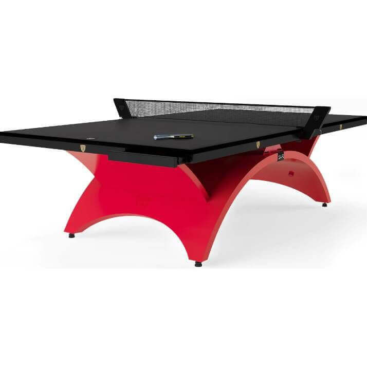Table Tennis Table Glare-Reducing Top & Adjustable Feet