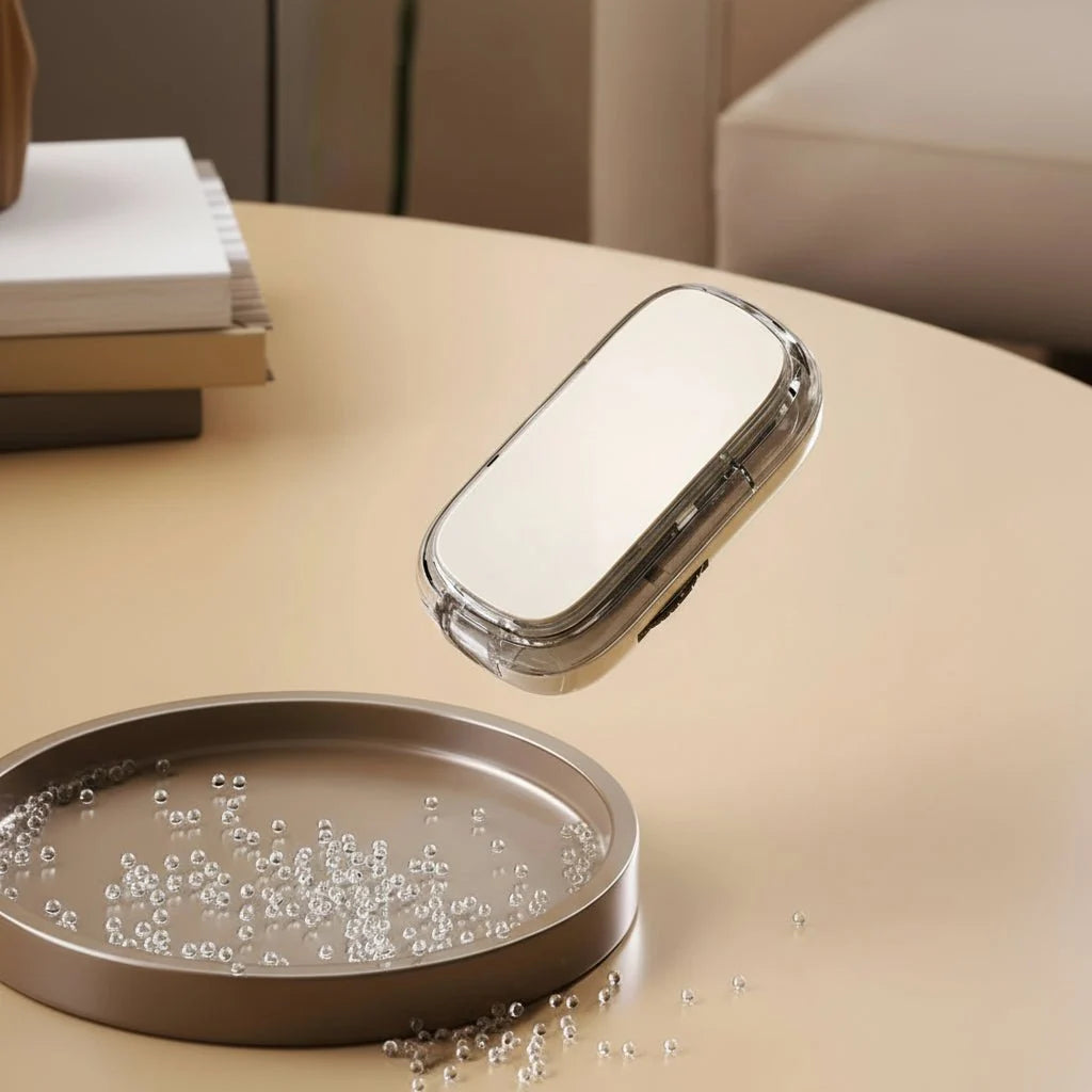 Tablet Cutter Stainless Steel Blade Concealed Pill Compartment