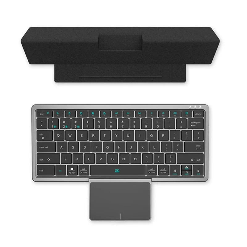 Tablet Keyboard Bluetooth With Touchpad & Built-In Holder