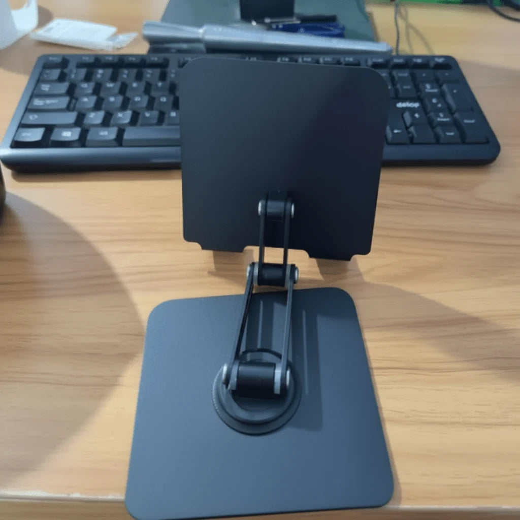 Tablet Stand Adjustable Height & Angle 360° Rotating Base