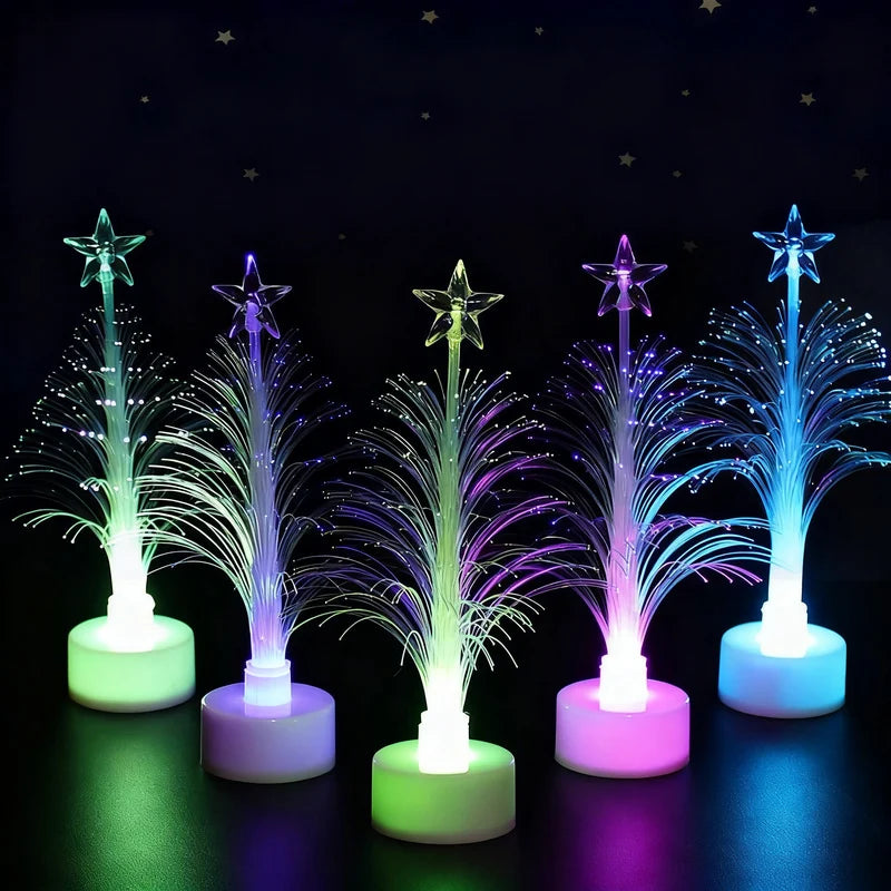 Tabletop Christmas Tree Fiber Optic Color-Changing LED