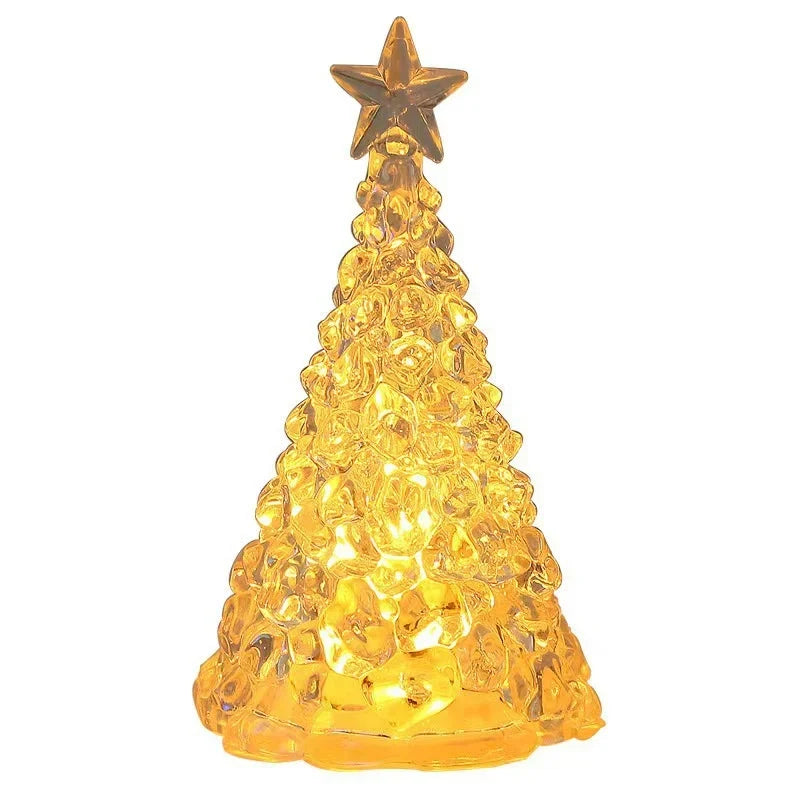 Tabletop Christmas Tree Integrated LED Lights Battery Powered