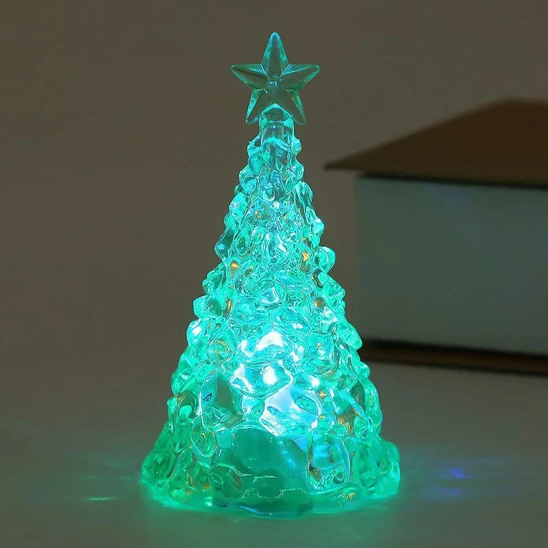 Tabletop Christmas Tree Integrated LED Lights Battery Powered