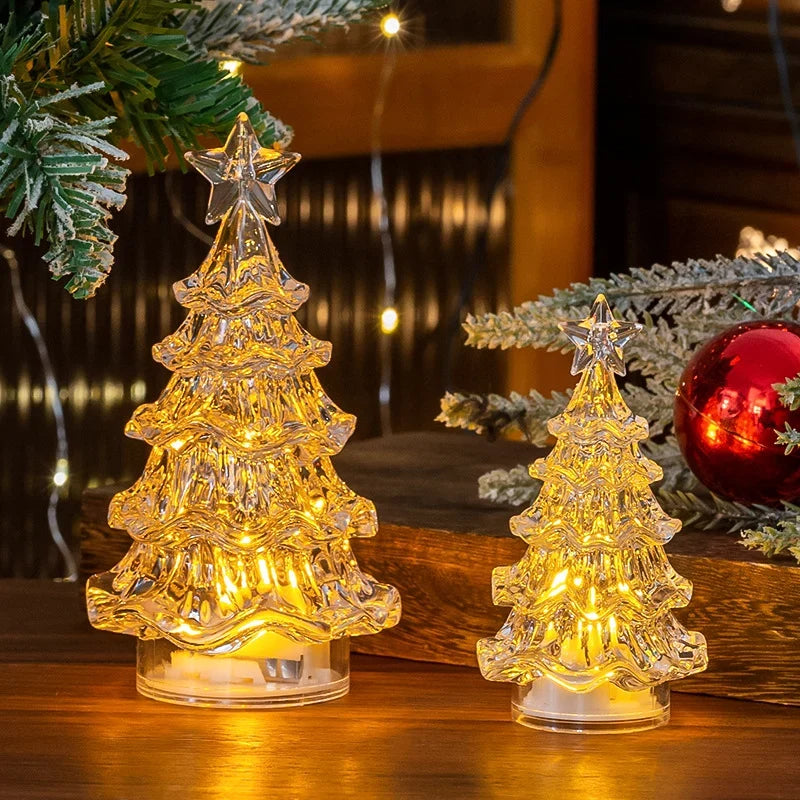 Tabletop Christmas Tree Lamp Warm LED Compact