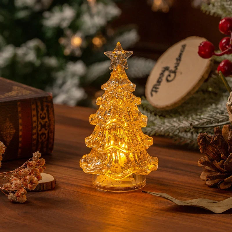 Tabletop Christmas Tree Lamp Warm LED Compact