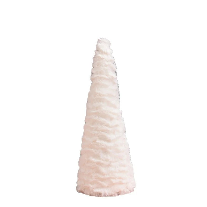 Tabletop Christmas Tree Textured Soft Fabric Lightweight & Sturdy
