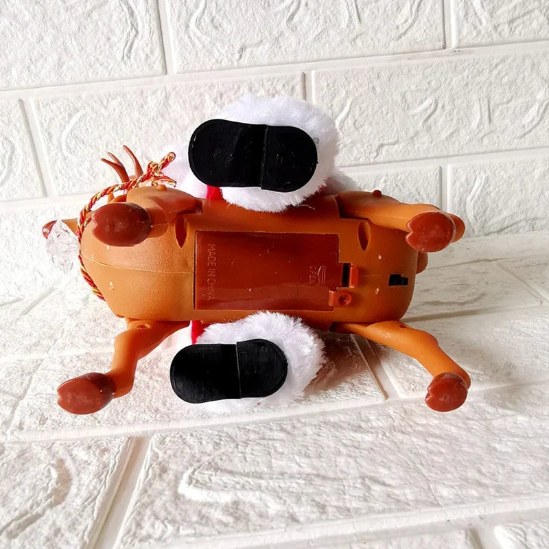 Tabletop Figurine Santa On Reindeer Ready To Display