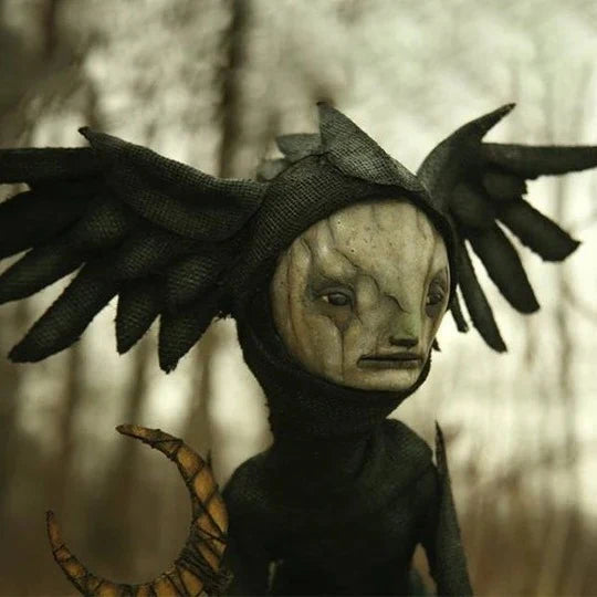 Tabletop Figurine Witch Detailed Sculpture Ready To Display