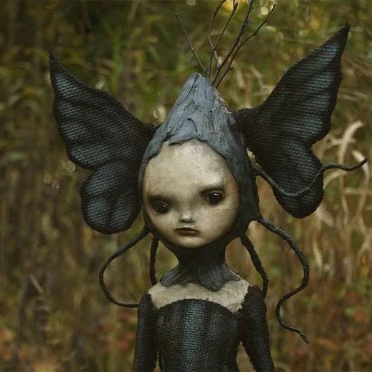 Tabletop Figurine Witch Detailed Sculpture Ready To Display